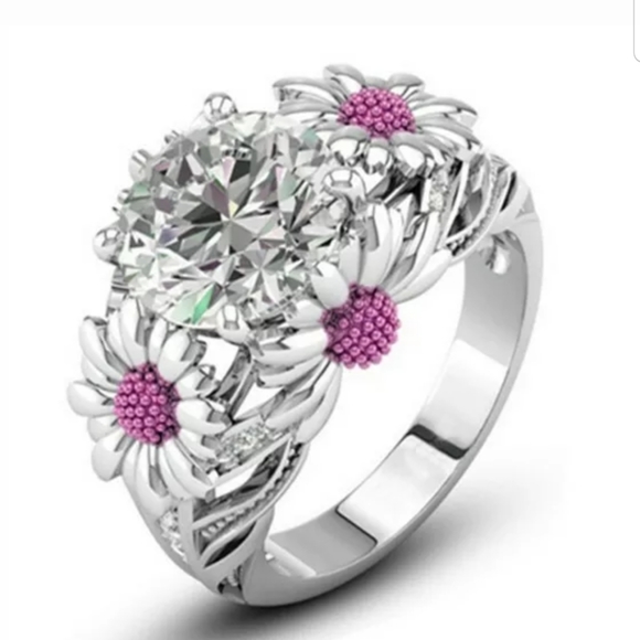 New beautiful 925 silver gem rings 3 styles - Picture 6 of 8